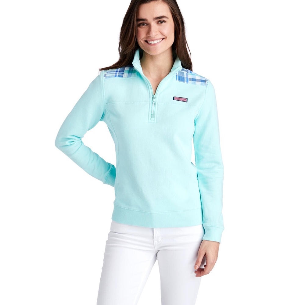 Viineyard Vines Madras Patchwork Classic Shep Shirt Women’s Pre-Owned Good Small
